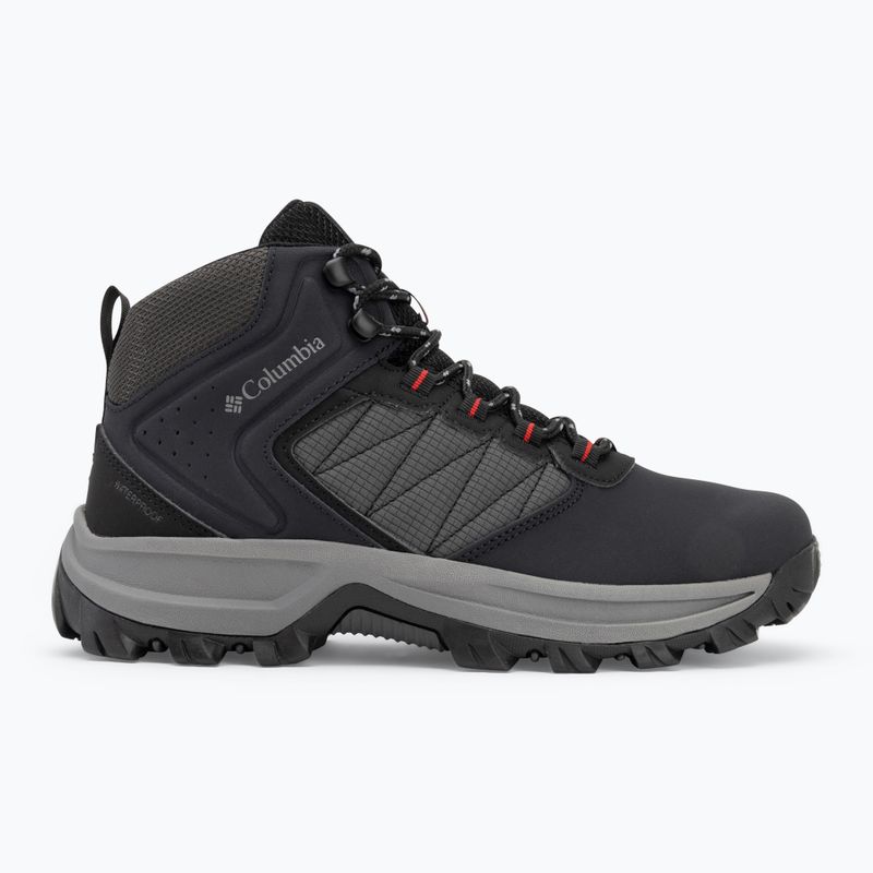 Черевики туристичні чоловічі Columbia Transverse Hike Waterproof black/mountain red 2