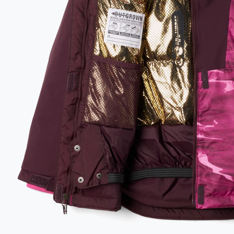 Куртка лижна дитяча Columbia Mighty Mogul III Print pink ice windblown/ moonvista 3