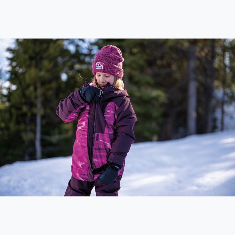 Куртка лижна дитяча Columbia Mighty Mogul III Print pink ice windblown/ moonvista 4