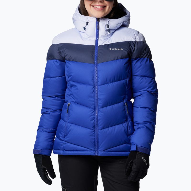 Жіноча гірськолижна куртка Columbia Abbott Peak II Ins clematis blue/snowroute