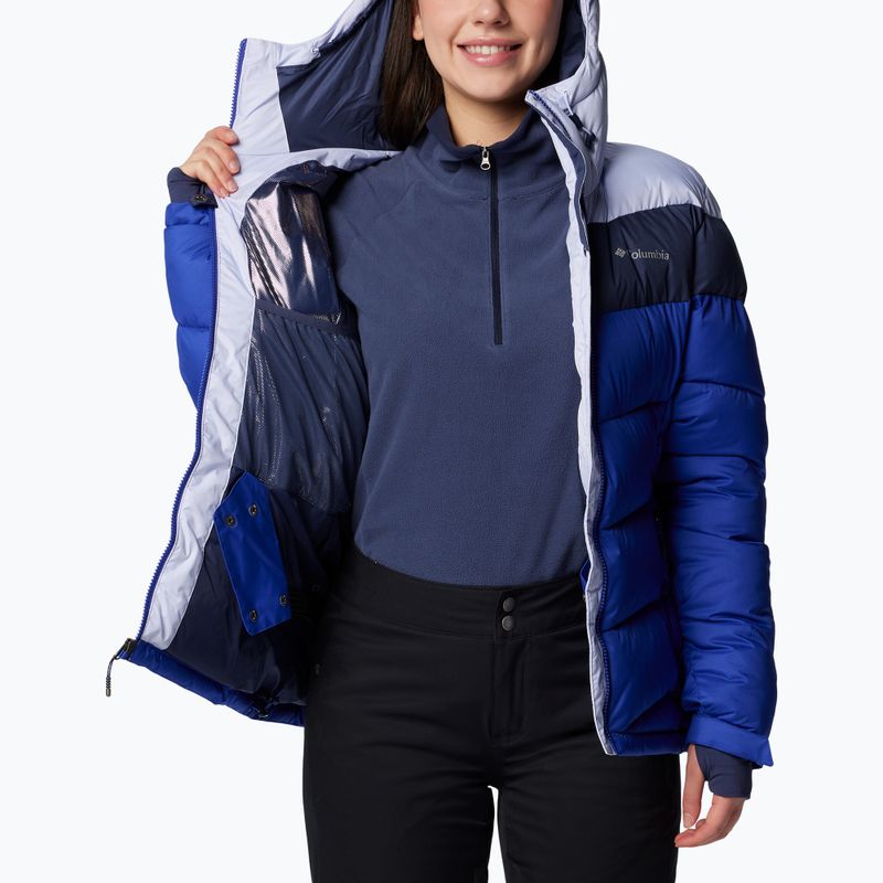 Жіноча гірськолижна куртка Columbia Abbott Peak II Ins clematis blue/snowroute 8