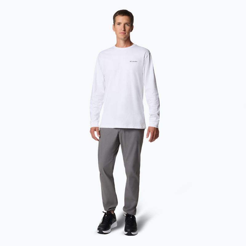 Кофта чоловіча Columbia Explorers Canyon white / torn sunscape 2
