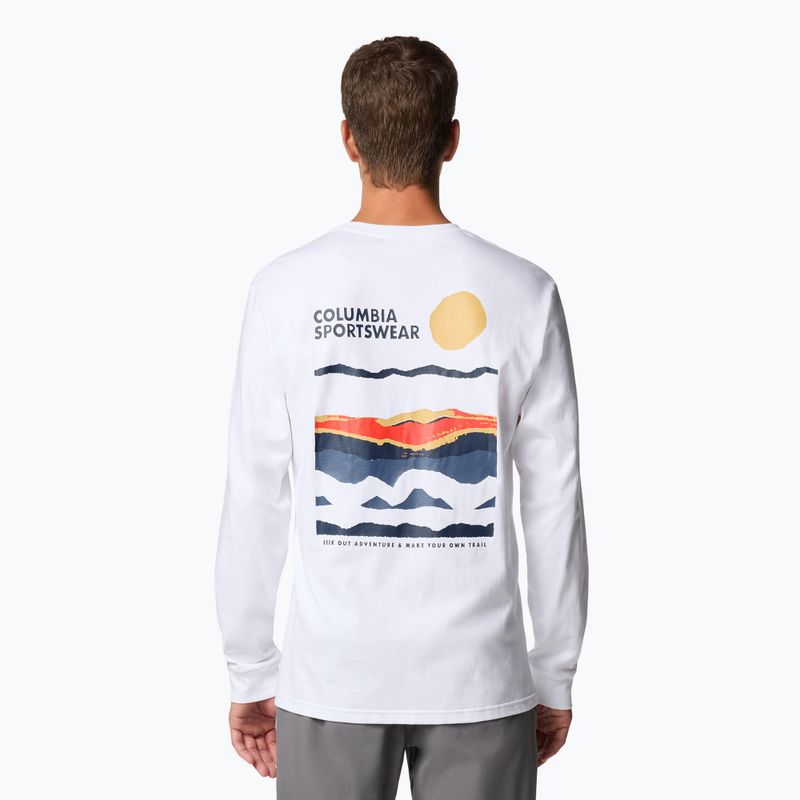 Кофта чоловіча Columbia Explorers Canyon white / torn sunscape 3