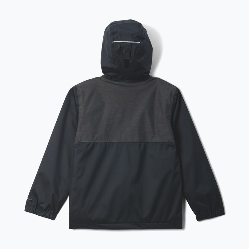 Дитяча дощова куртка Columbia Rainy Trails II Fleece mountain black/black slub 2