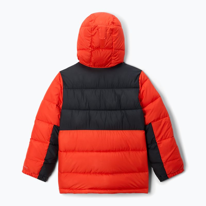 Пуховик дитячий Columbia Pike Lake II Hooded spicy/ black 2