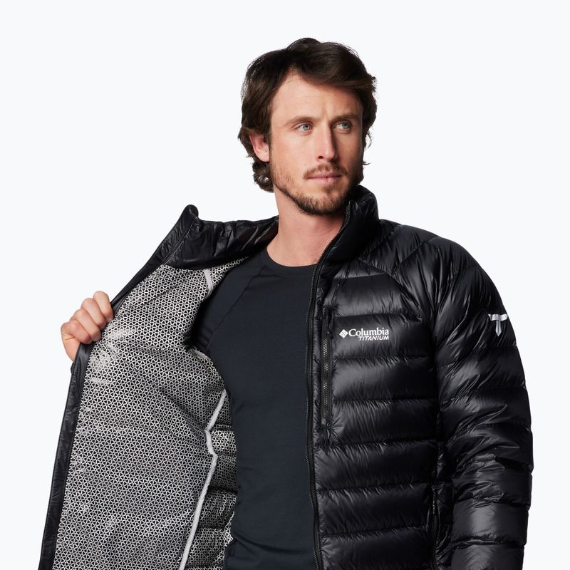 Чоловічий пуховик Columbia Arctic Crest чорний 8