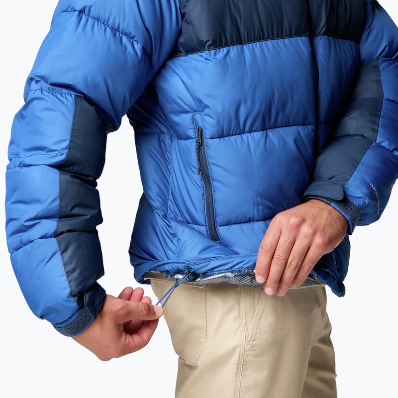 Пуховик чоловічий Columbia Pike Lake II Hooded mountain blue/ collegiate navy 6