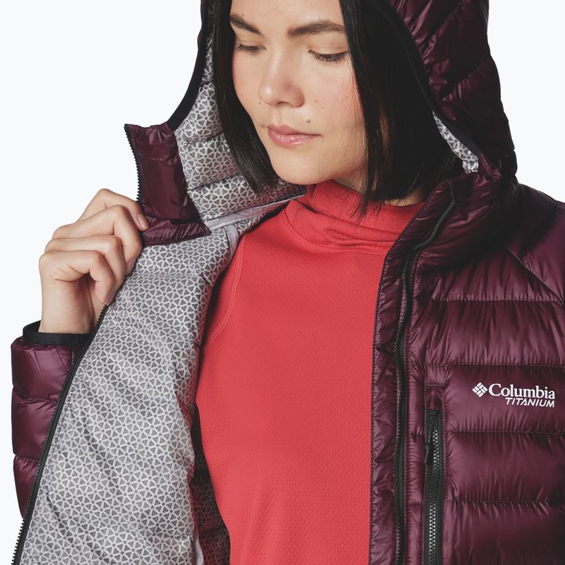 Пуховик жіночий Columbia Arctic Crest Down Hooded moonvista 8