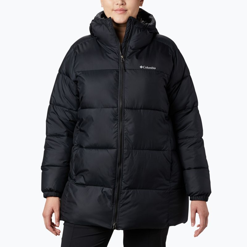 Пуховик жіночий Columbia Puffect II Mid Hooded black