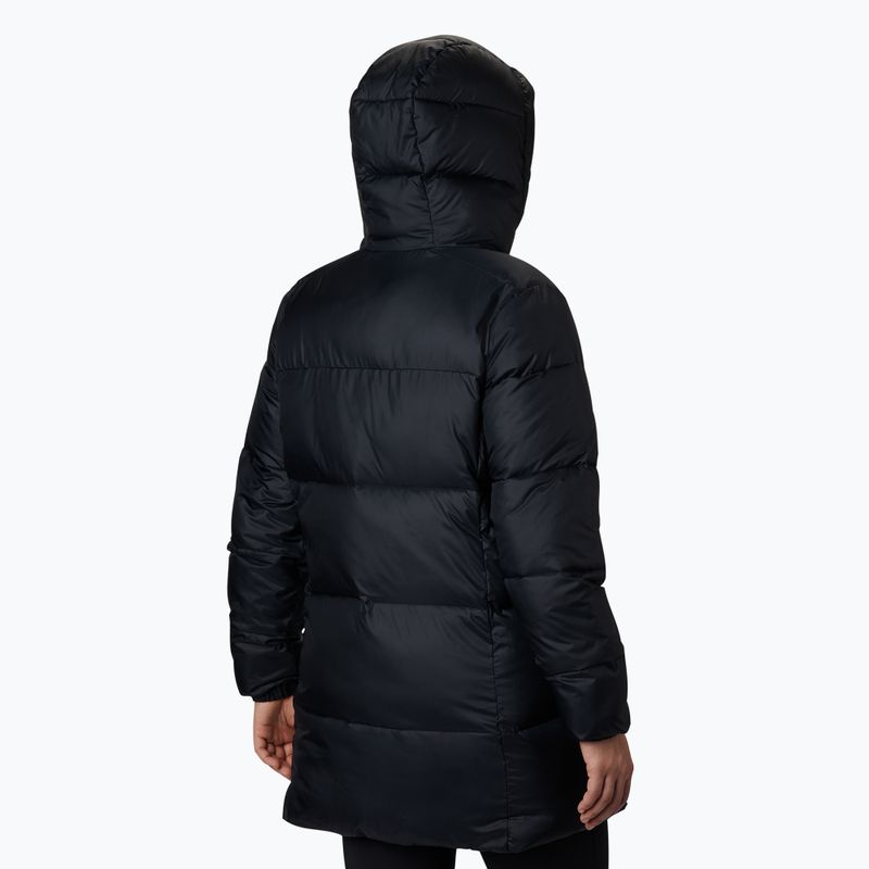 Пуховик жіночий Columbia Puffect II Mid Hooded black 4