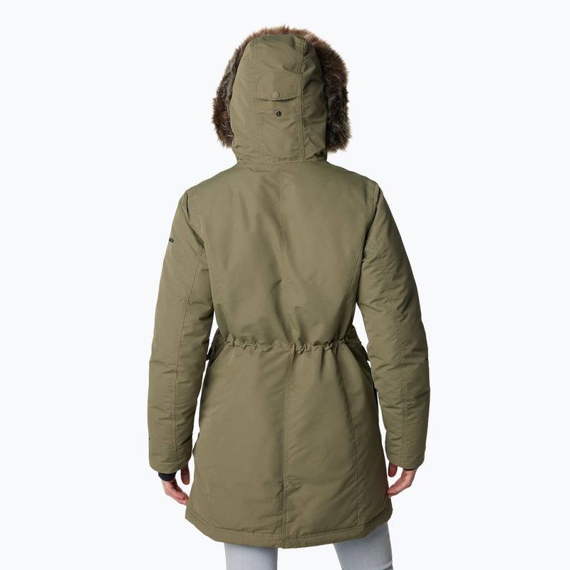 Жіноче утеплене пальто Columbia Little Si II Ins Parka кам'яно-зеленого кольору 2
