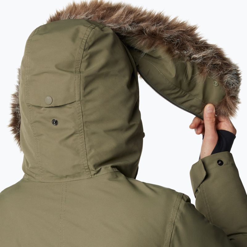 Жіноче утеплене пальто Columbia Little Si II Ins Parka кам'яно-зеленого кольору 6