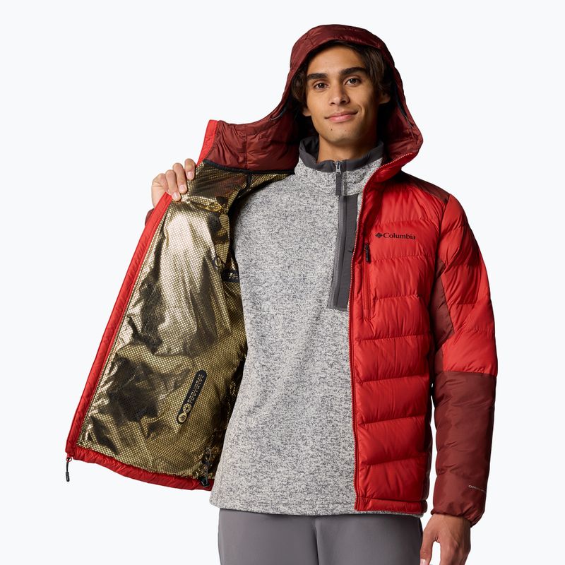 Пуховик чоловічий Columbia Labyrinth Loop II Hooded sail red/ spice 6