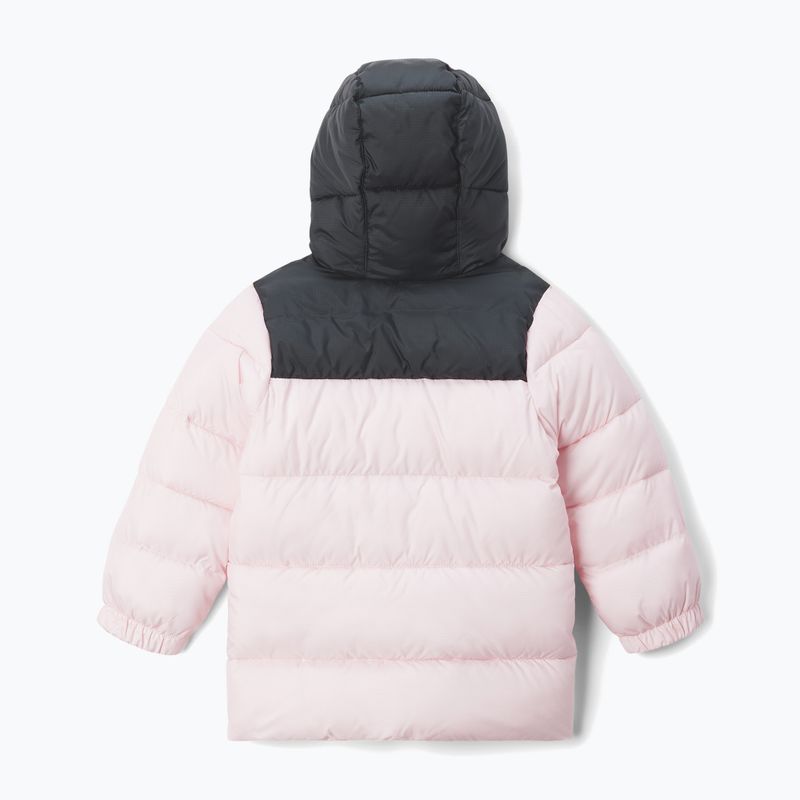 Куртка утеплена дитяча Columbia Puffect Hooded satin pink/black 2