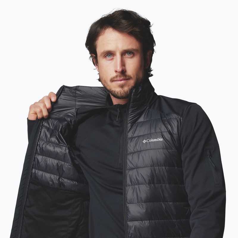 Куртка софтшел чоловіча Columbia Tech Hybrid Softshell black 5