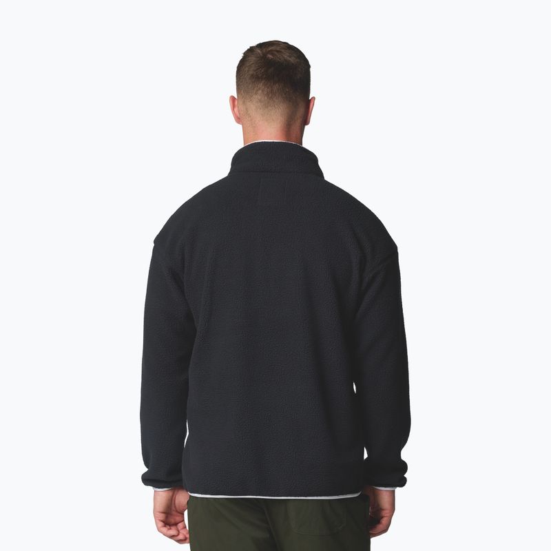 Чоловіча флісова кофта Columbia Helvetia II Half Snap Fleece black 3
