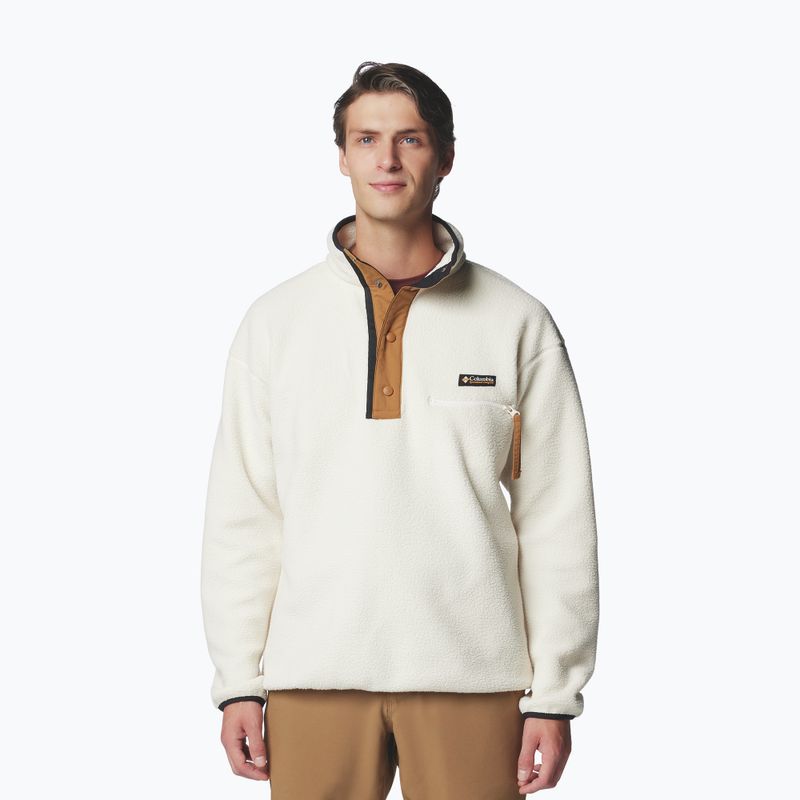 Чоловіча флісова кофта Columbia Helvetia II Half Snap Fleece chalk