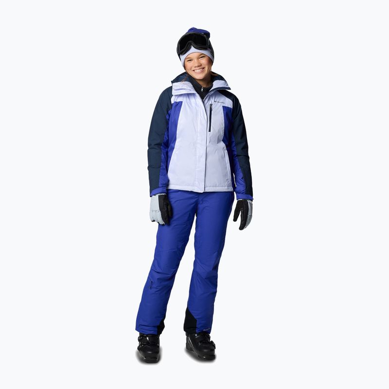 Жіноча лижна куртка Columbia Snowy Summit Ins snowdrift/clematis blue/coll navy cdye 2