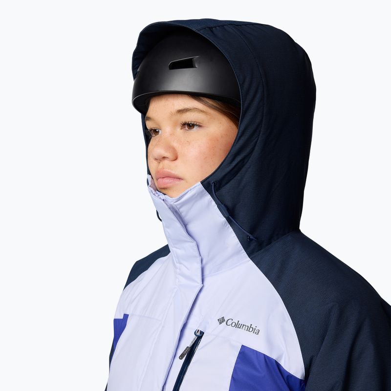 Жіноча лижна куртка Columbia Snowy Summit Ins snowdrift/clematis blue/coll navy cdye 7