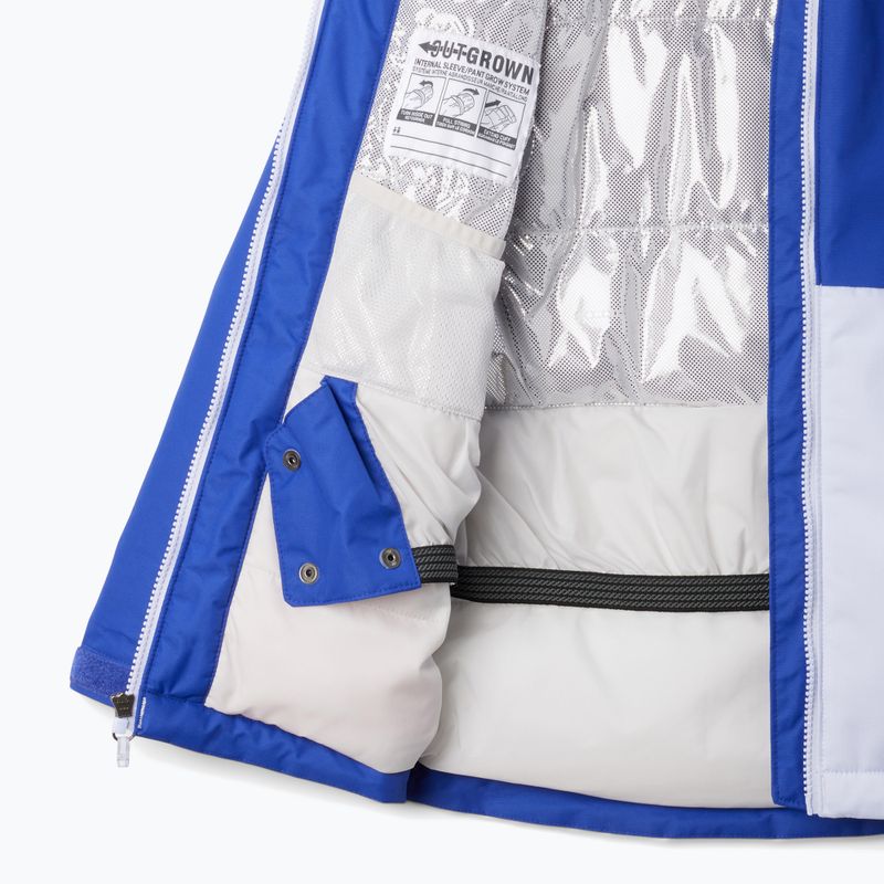 Дитяча лижна куртка Columbia Alpine Action III сніговий замет меланж/клематис синій 3