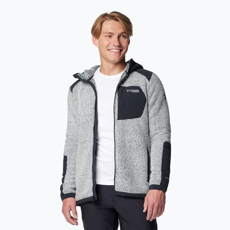 Кофта чоловіча Columbia Arctic Crest Sherpa white / black 2