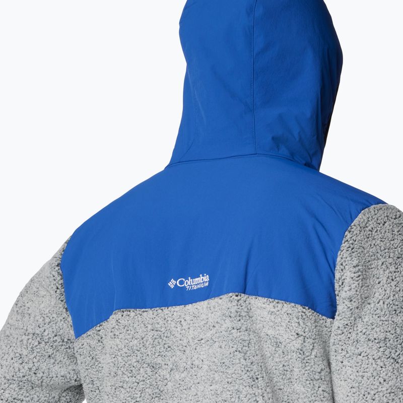 Кофта чоловіча Columbia Arctic Crest Sherpa mountain blue / white 7