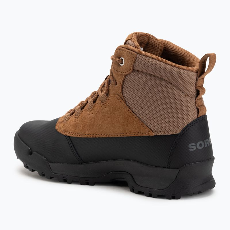 Черевики зимові чоловічі Sorel Buxton Lite Lace Plus Wp elk/black 3