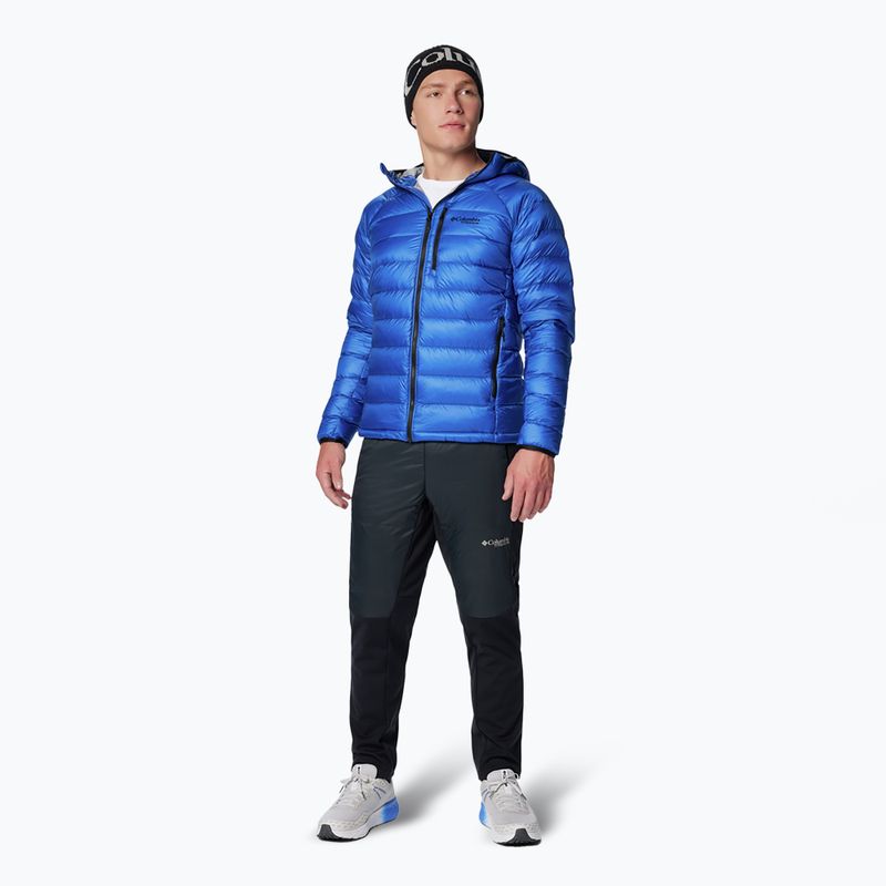 Пуховик чоловічий Columbia Arctic Crest Down Hooded mountain blue 2