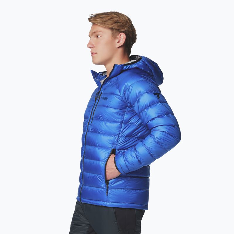 Пуховик чоловічий Columbia Arctic Crest Down Hooded mountain blue 4