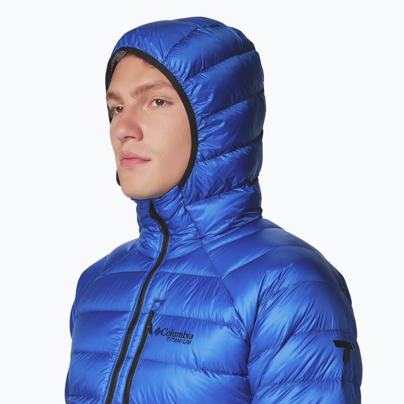 Пуховик чоловічий Columbia Arctic Crest Down Hooded mountain blue 5