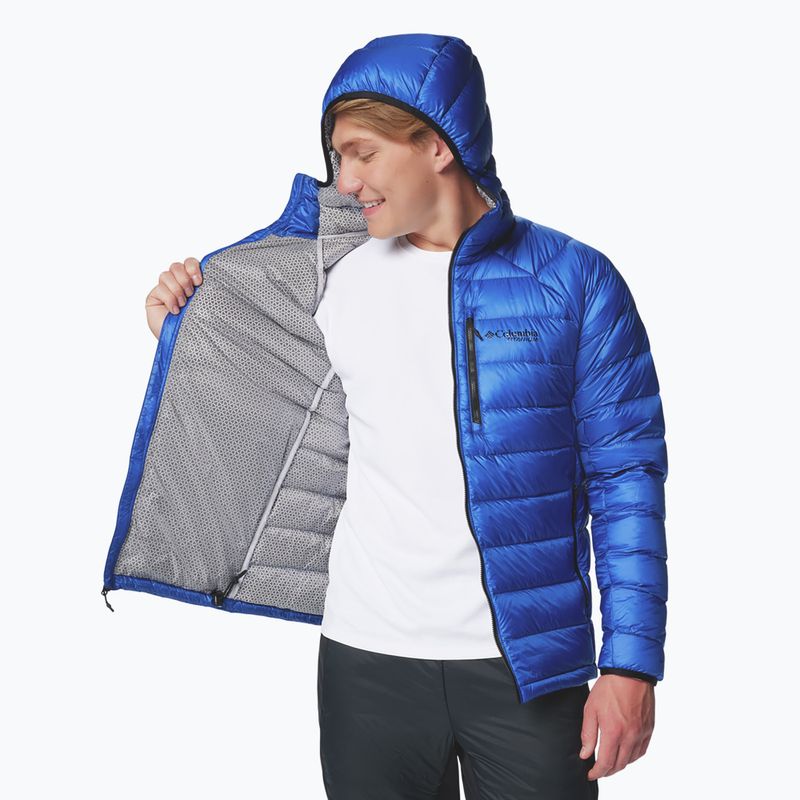 Пуховик чоловічий Columbia Arctic Crest Down Hooded mountain blue 6