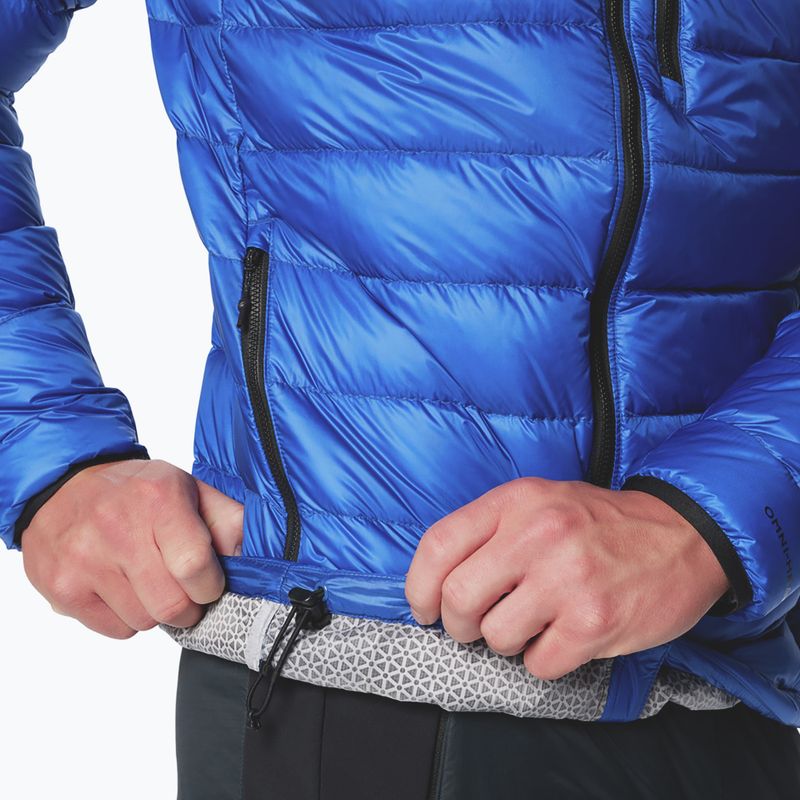 Пуховик чоловічий Columbia Arctic Crest Down Hooded mountain blue 7