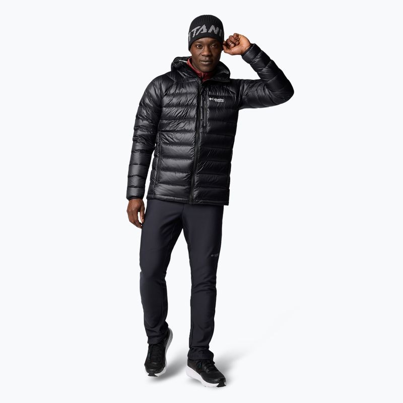 Пуховик чоловічий Columbia Arctic Crest Down Hooded black 2