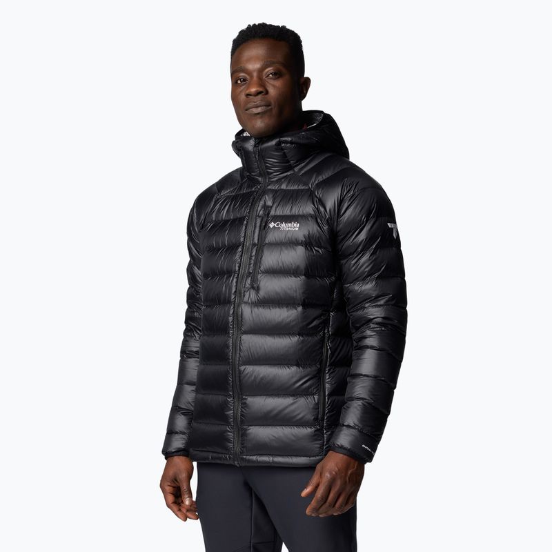 Пуховик чоловічий Columbia Arctic Crest Down Hooded black 4