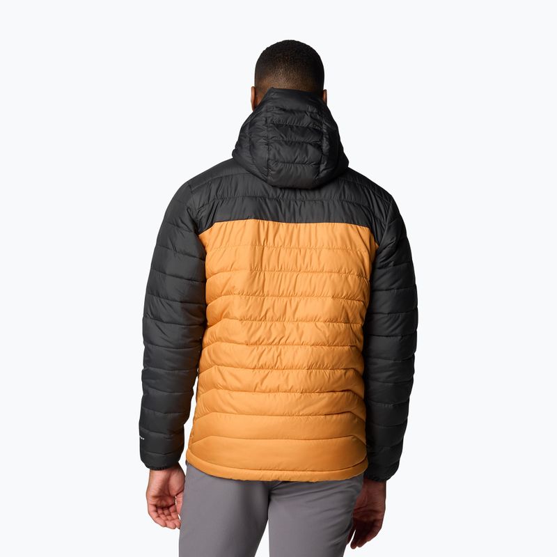 Пуховик чоловічий Columbia Powder Lite II Hooded sunstone/ shark 3