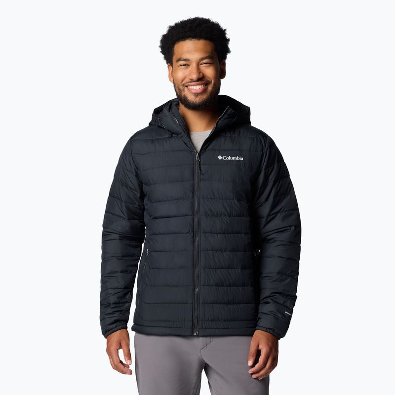 Пуховик чоловічий Columbia Powder Lite II Hooded black