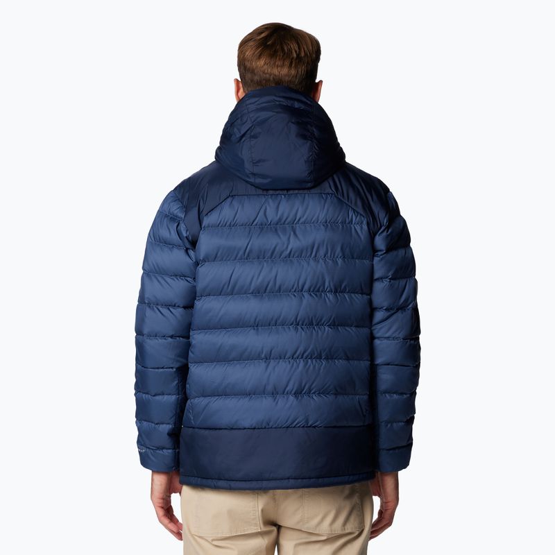 Пуховик чоловічий Columbia Autumn Park II Down Hooded dark mountain/ collegiate navy 3