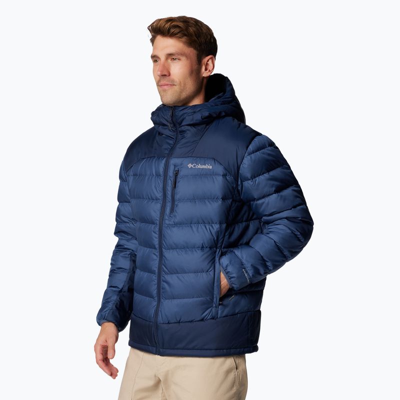 Пуховик чоловічий Columbia Autumn Park II Down Hooded dark mountain/ collegiate navy 4