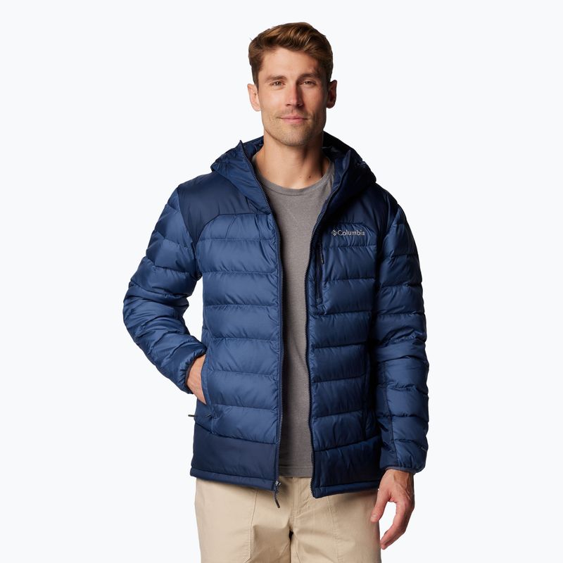 Пуховик чоловічий Columbia Autumn Park II Down Hooded dark mountain/ collegiate navy 5