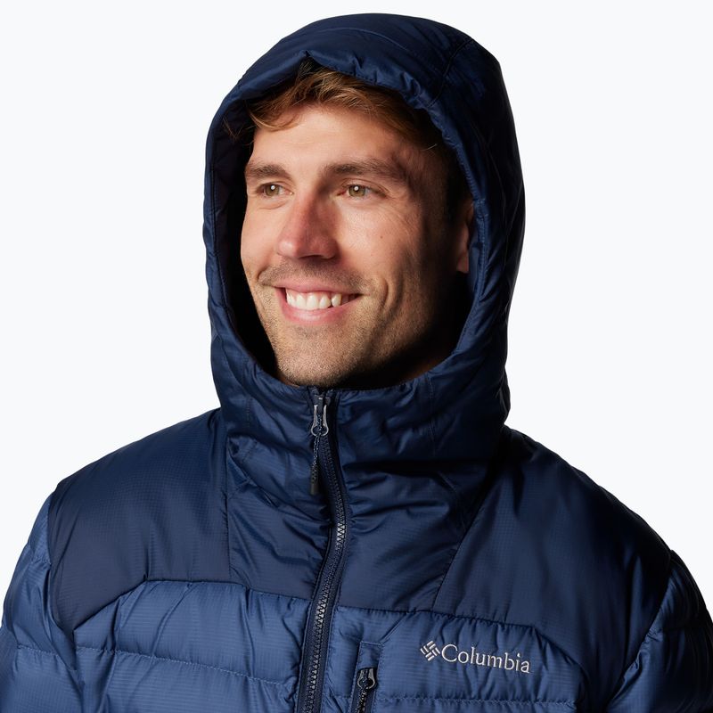 Пуховик чоловічий Columbia Autumn Park II Down Hooded dark mountain/ collegiate navy 6