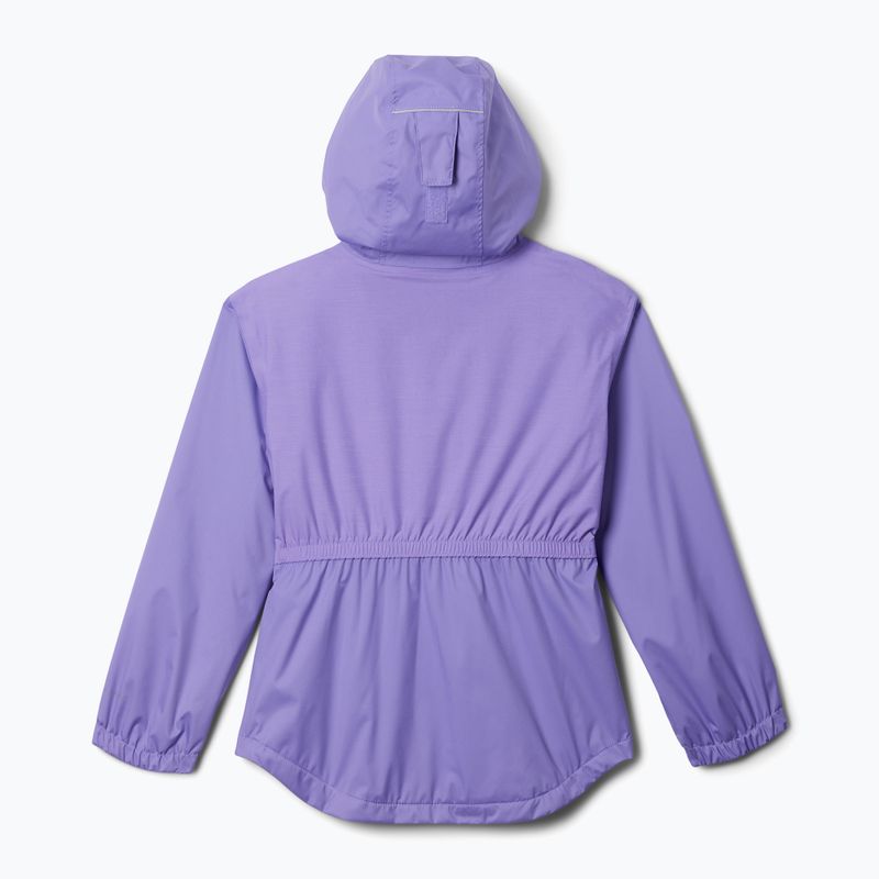 Куртка-дощовик дитяча Columbia Rainy Trails II Fleece paisley purple 2