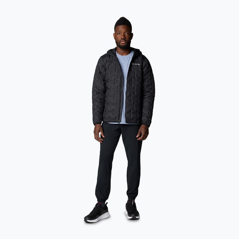 Пуховик чоловічий Columbia Delta Ridge II Down Hooded black 2