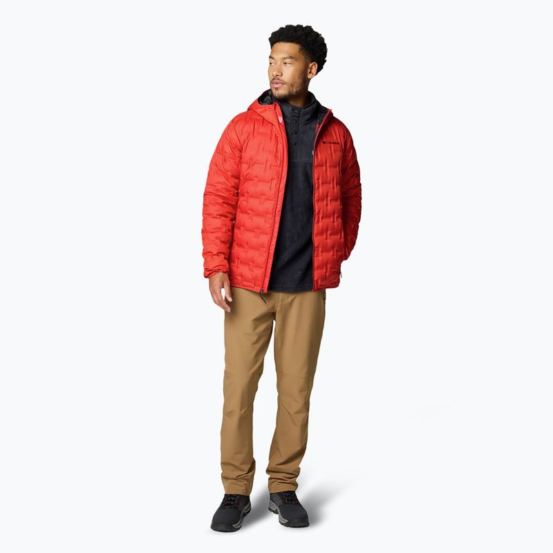 Пуховик чоловічий Columbia Delta Ridge II Down Hooded sail red 2