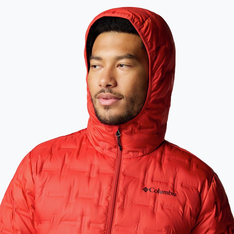Пуховик чоловічий Columbia Delta Ridge II Down Hooded sail red 5