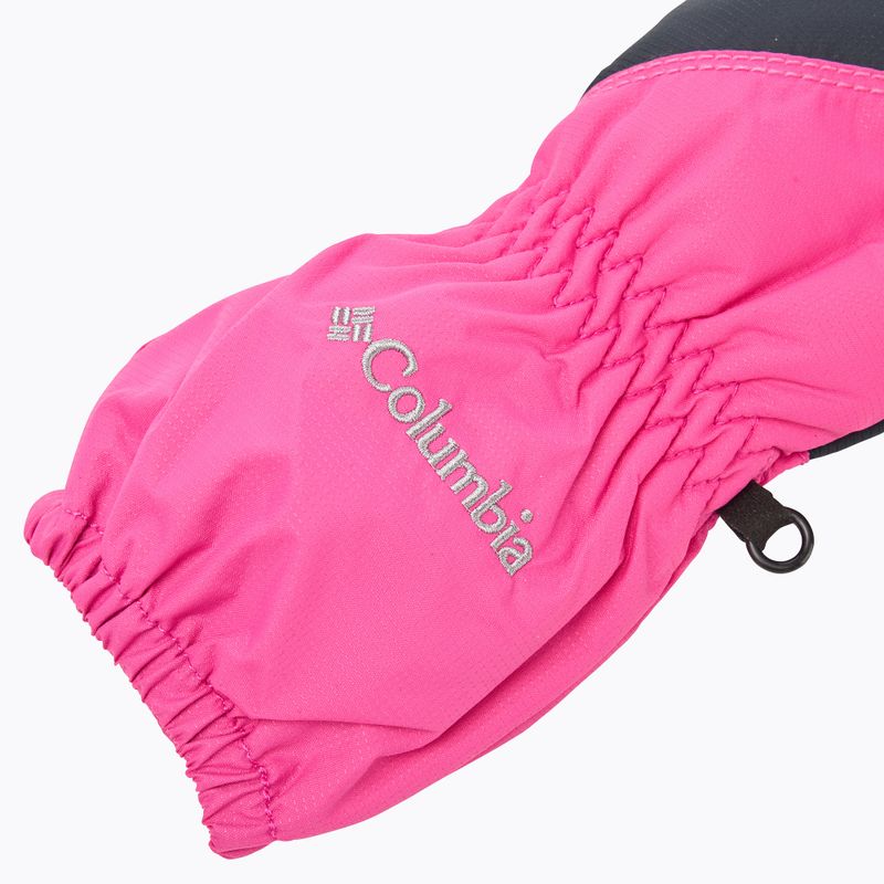Рукавиці гірськолижні дитячі Columbia Chippewa II Long pink ice / black 4