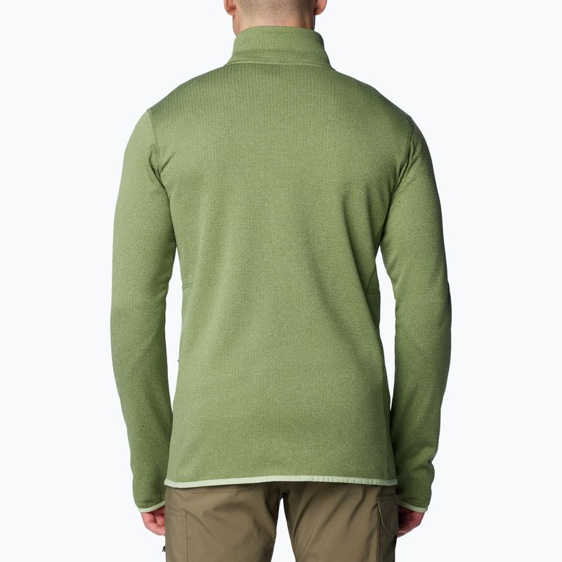 Кофта трекінгова чоловіча Columbia Park View Fleece FZ canteen heather 2