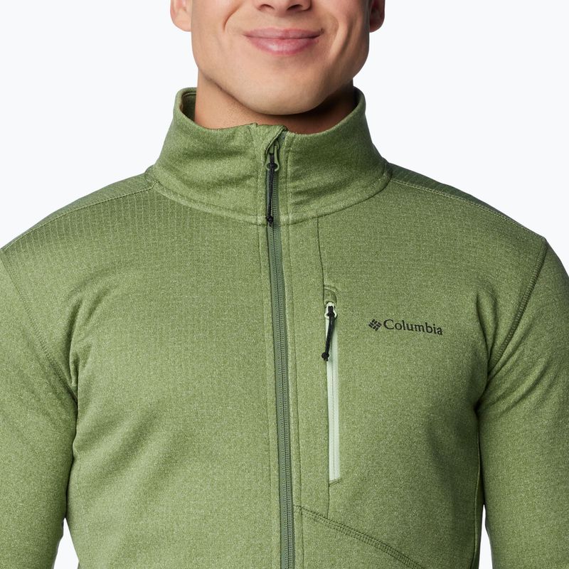 Кофта трекінгова чоловіча Columbia Park View Fleece FZ canteen heather 6