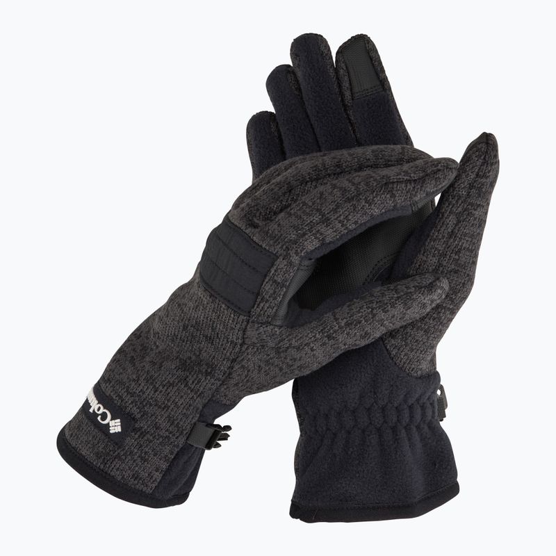 Чоловічі трекінгові рукавички Columbia Sweater Weather II з чорного вересу