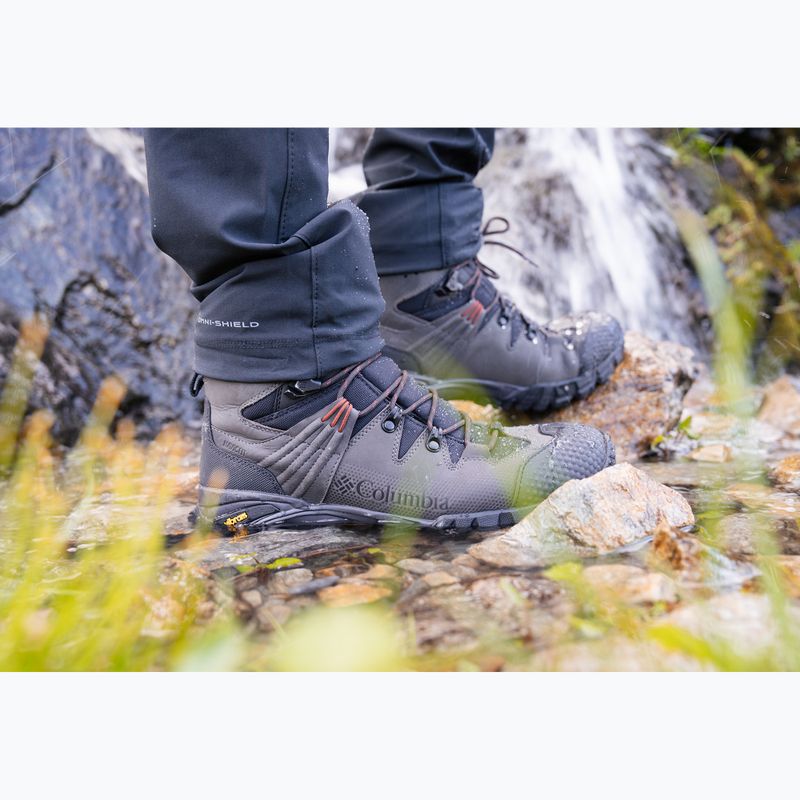 Черевики трекінгові чоловічі Columbia Geoterra Outdry LTR black/ spice 18