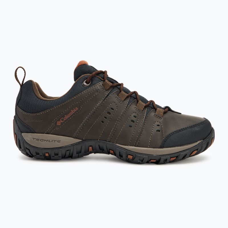 Черевики трекінгові чоловічі Columbia Woodburn II Waterproof cordovan/ cinnamon 2